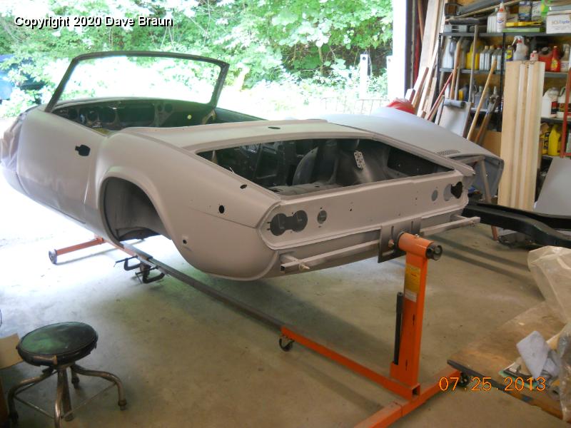 Spitfire1974/Restoration/Body/Tub and Wings/Final coat of high build